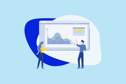 illustration of two people Quoting Professional Services